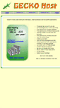 Mobile Screenshot of geckohost.co.uk